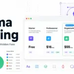 Figma Pricing 2026 guide cover showing plan cards, seat costs, and pricing tiers for Starter, Professional, Organization, and Enterprise.