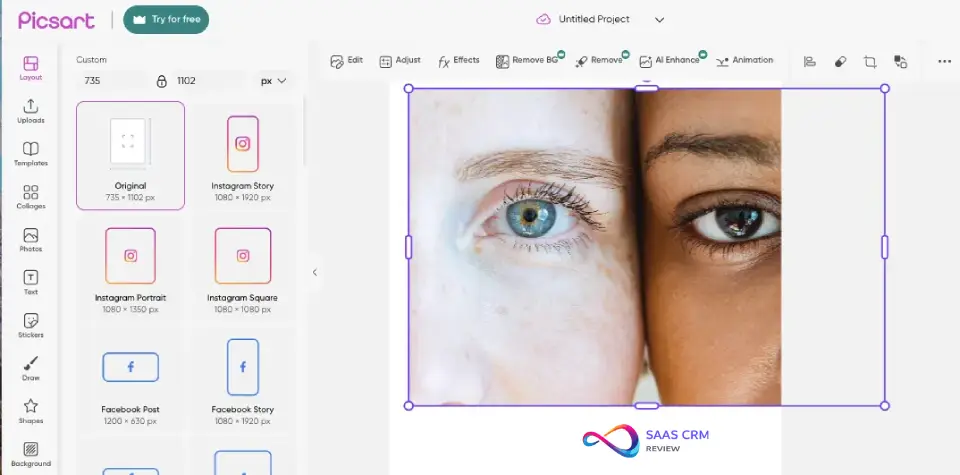 Picsart β Best for Social & Mobile Creators