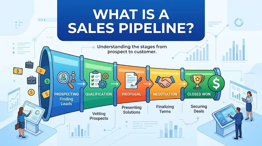 What Is a Sales Pipeline? Stages, Examples, and CRM Tips
