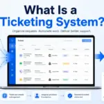 Featured image for What Is a Ticketing System showing support requests flowing into an organized ticket dashboard.