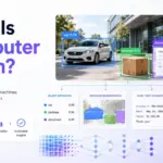 Featured image for What Is Computer Vision showing AI analyzing a car, package, and invoice with bounding boxes, OCR extraction, and confidence scores.