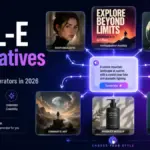 DALL-E Alternatives featured image showing multiple AI image styles, including photorealistic portraits, typography posters, vector logos, cinematic art, product mockups, and social media designs.