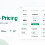 Featured image for Frase Pricing showing Frase plan cards, pricing tiers, and SEO content optimization features.
