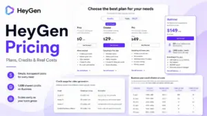 HeyGen Pricing featured image showing plans, credits, and real costs