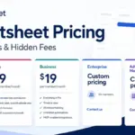 Smartsheet Pricing featured image showing Pro, Business, Enterprise, and Advanced Work Management plan cards