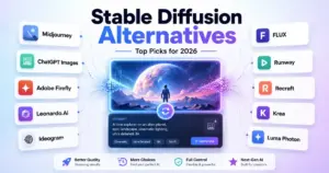 Stable Diffusion alternatives for 2026 with top AI image generator options