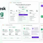 Freshdesk Pricing featured image showing plans, Omni pricing, AI add-ons, free program, and cost comparison
