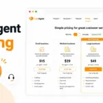 Featured image for LiveAgent Pricing showing pricing plan cards and LiveAgent customer support branding.
